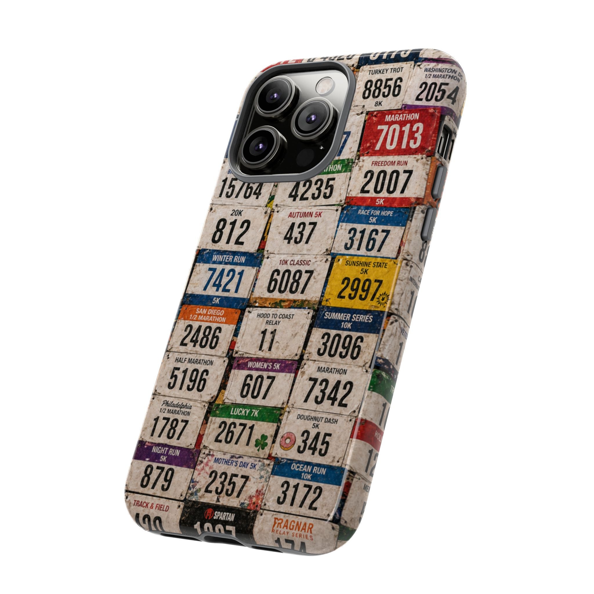 Runner Bib Phone Case - Rustic