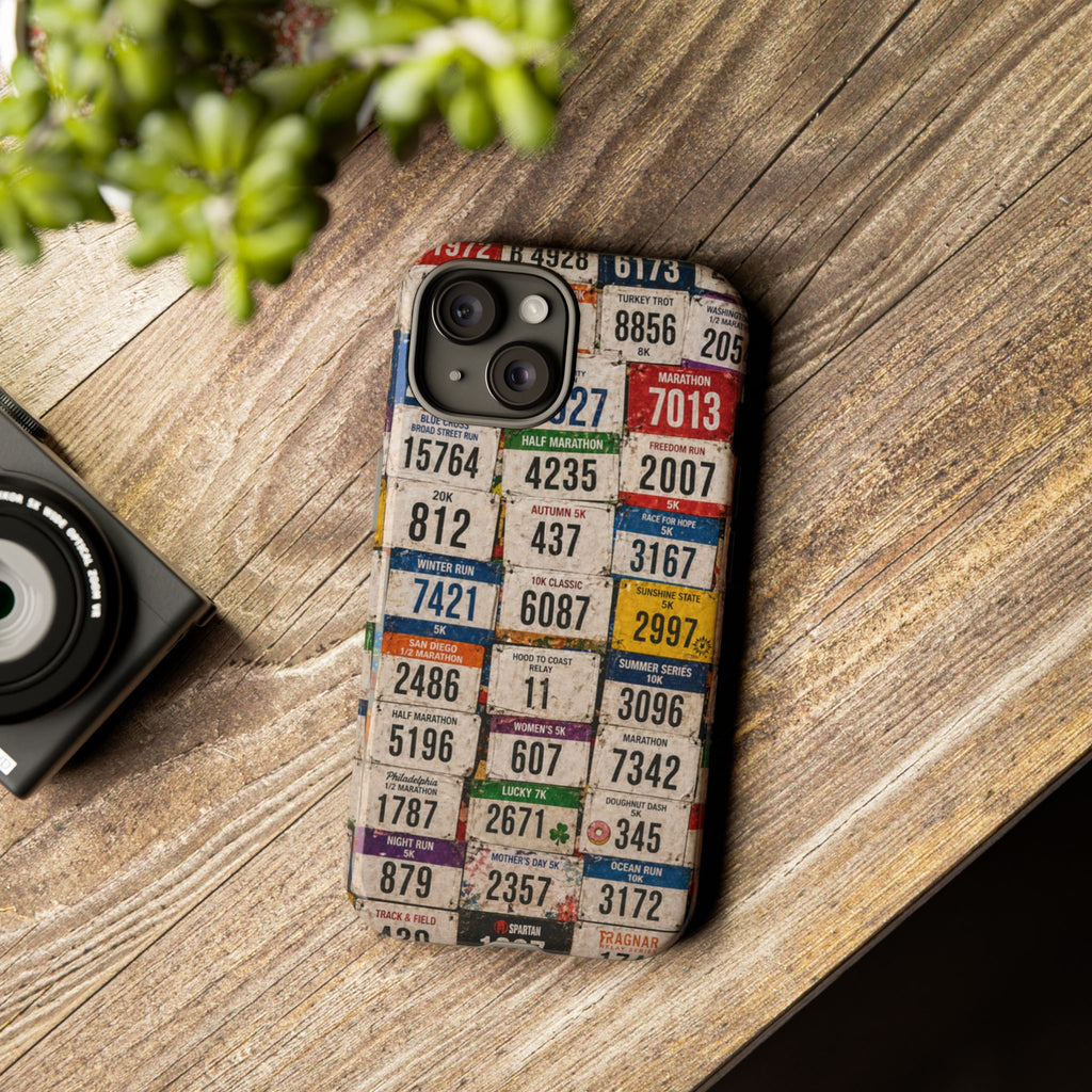 Runner Bib Phone Case - Rustic