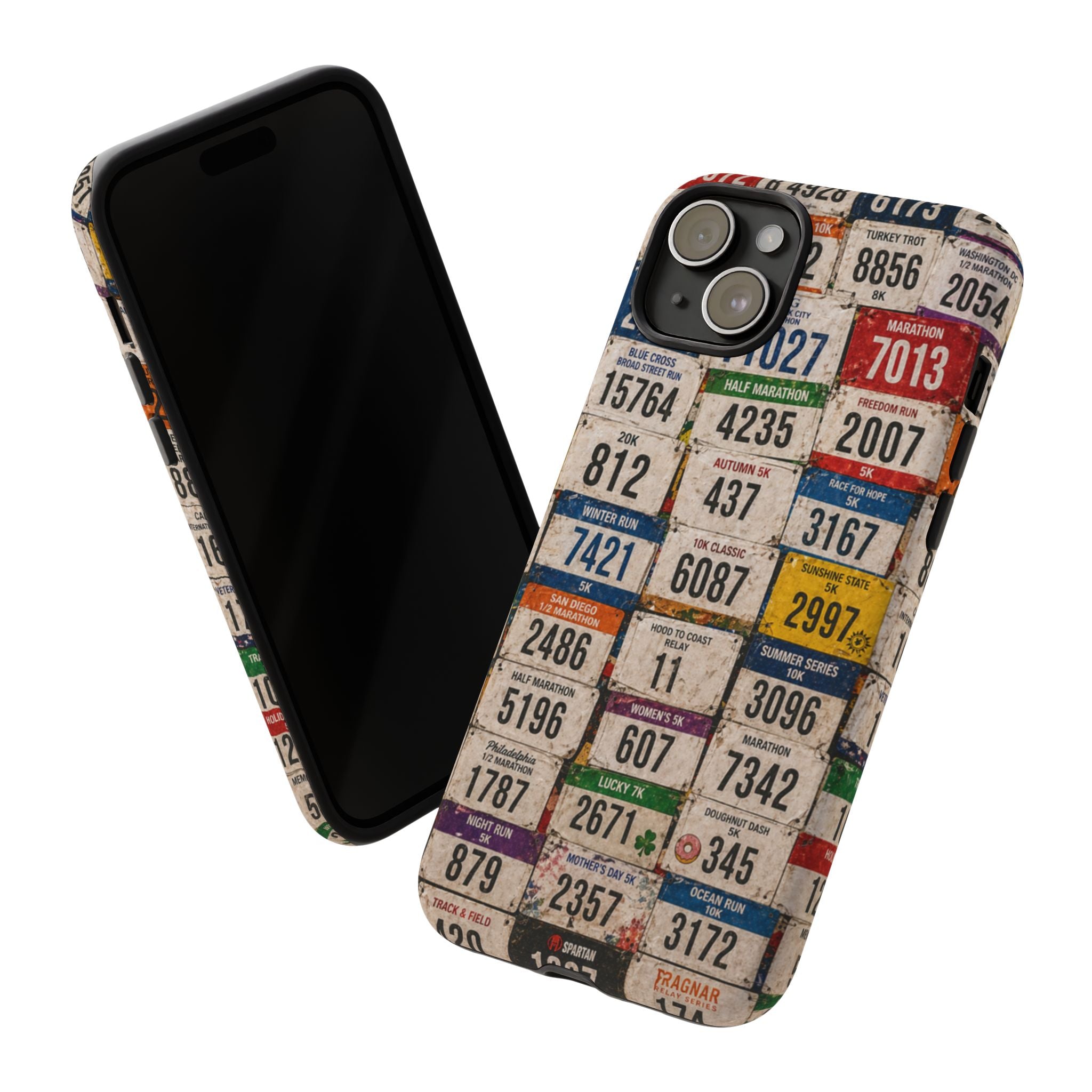 Runner Bib Phone Case - Rustic