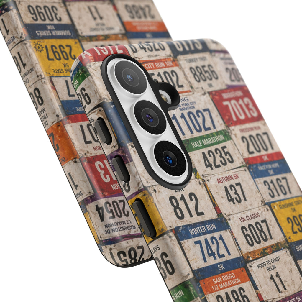 Runner Bib Phone Case - Rustic