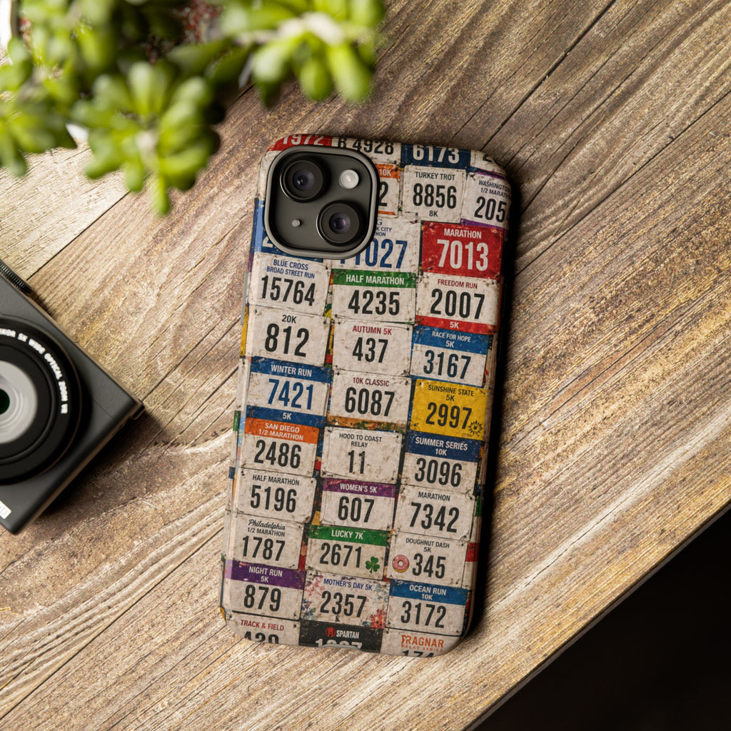 Runner Bib Phone Case - Rustic