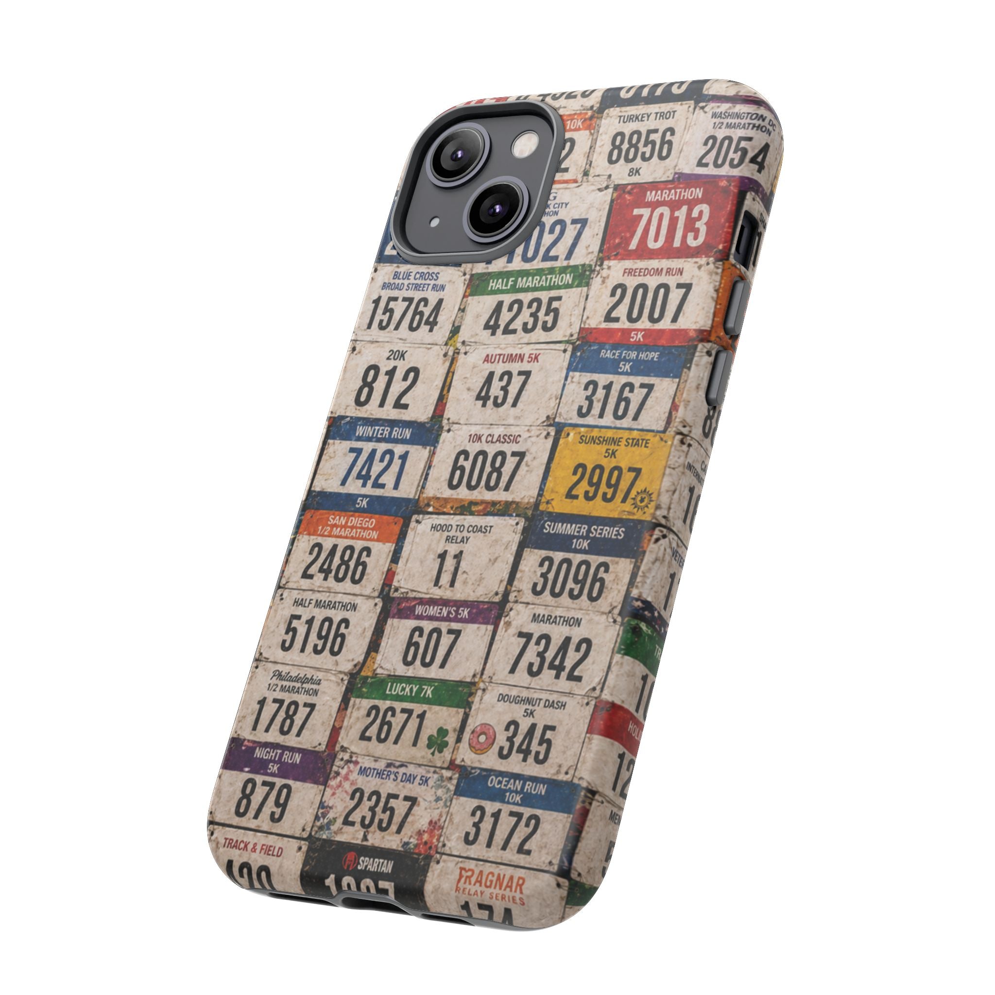 Runner Bib Phone Case - Rustic