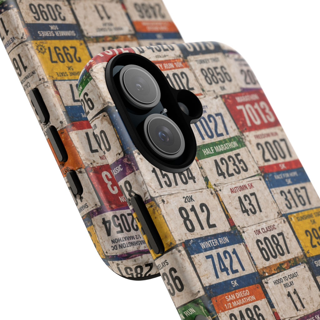 Runner Bib Phone Case - Rustic
