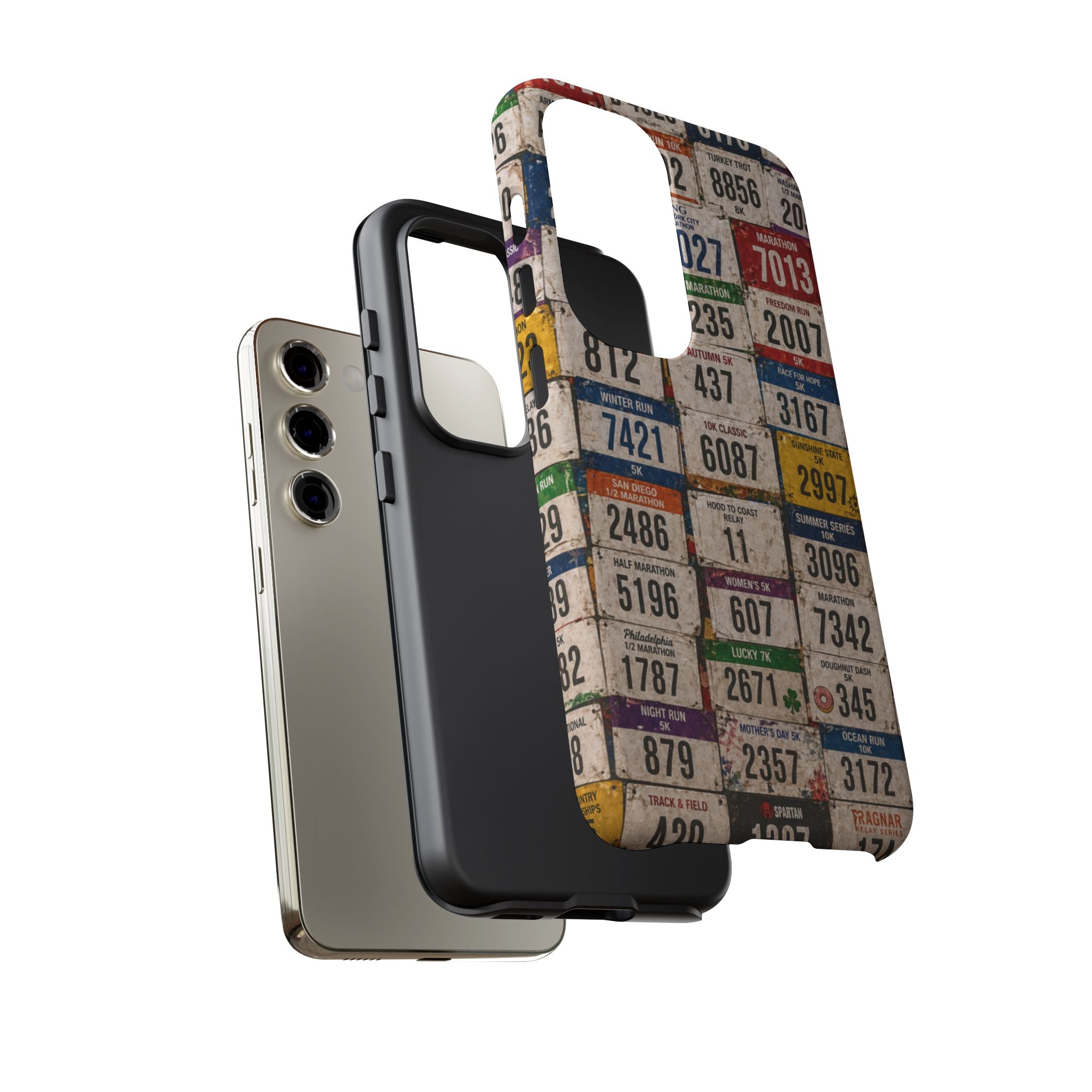 Runner Bib Phone Case - Rustic