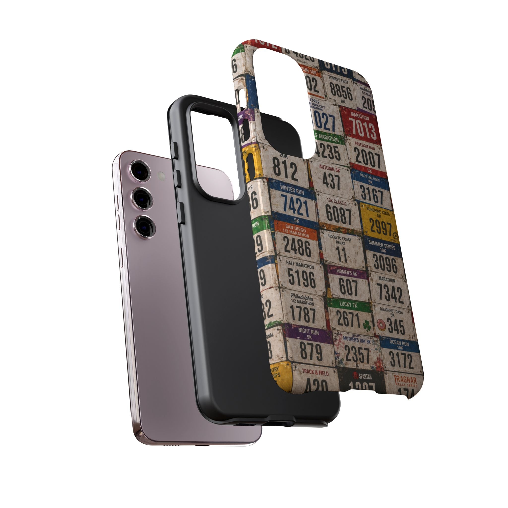 Runner Bib Phone Case - Rustic