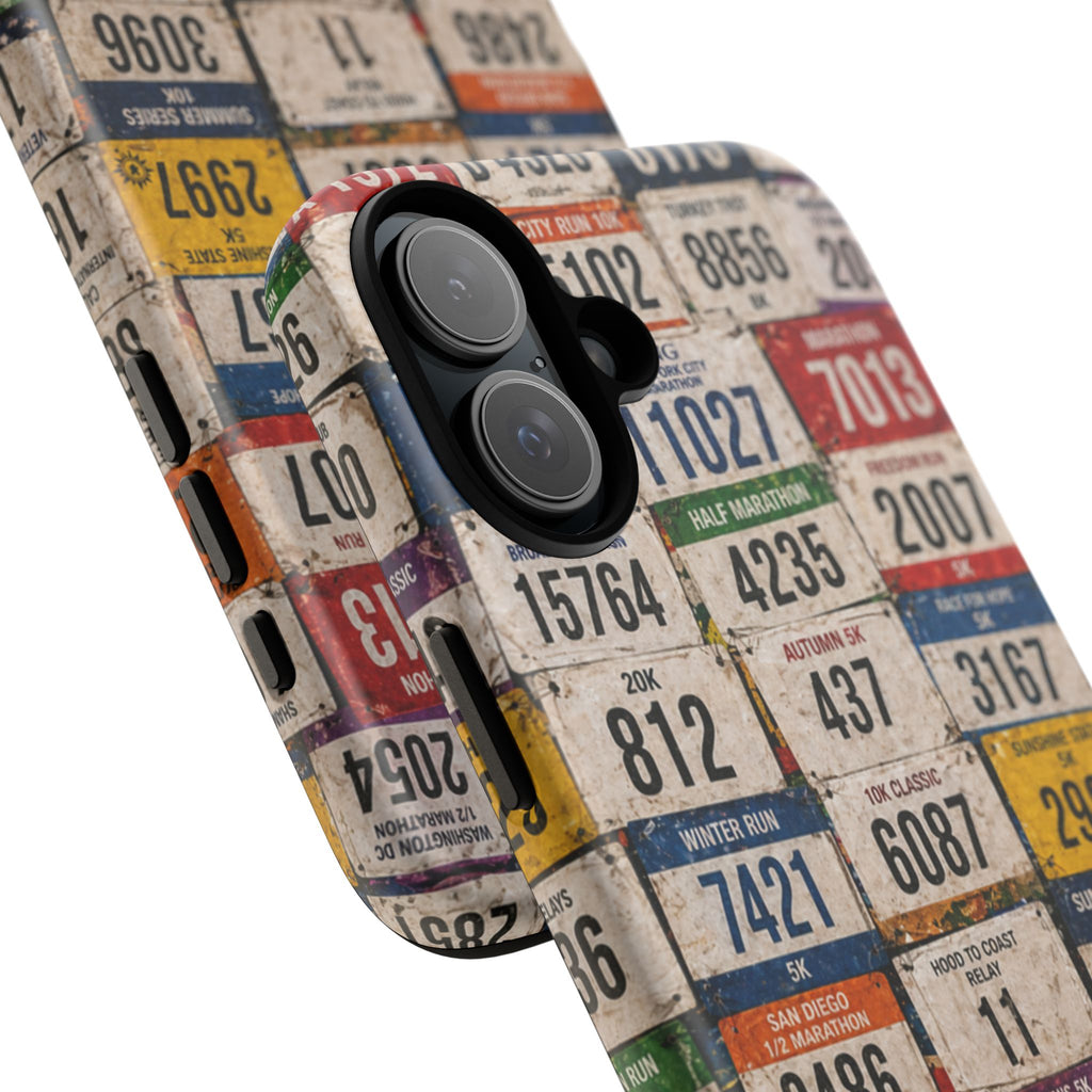 Runner Bib Phone Case - Rustic