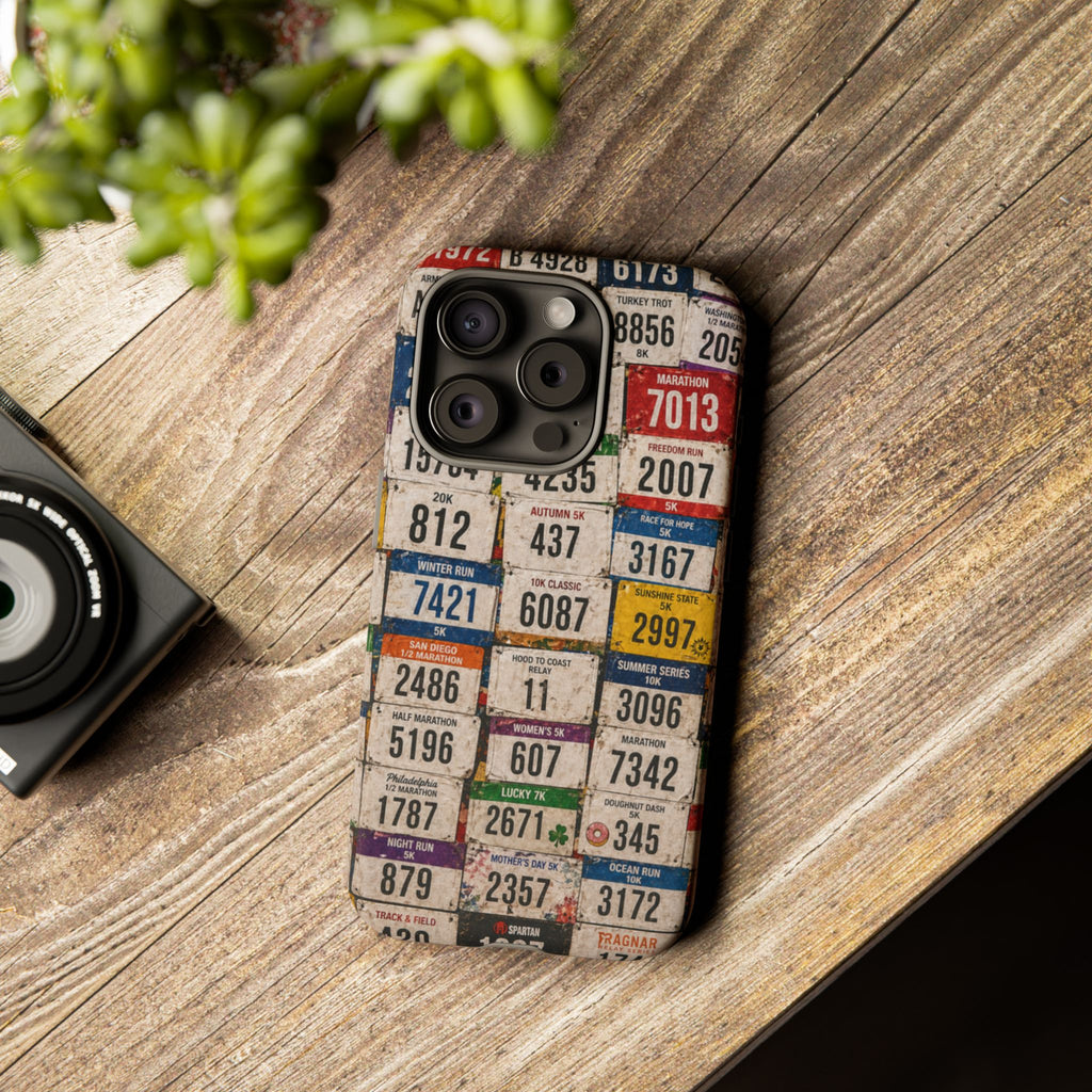 Runner Bib Phone Case - Rustic