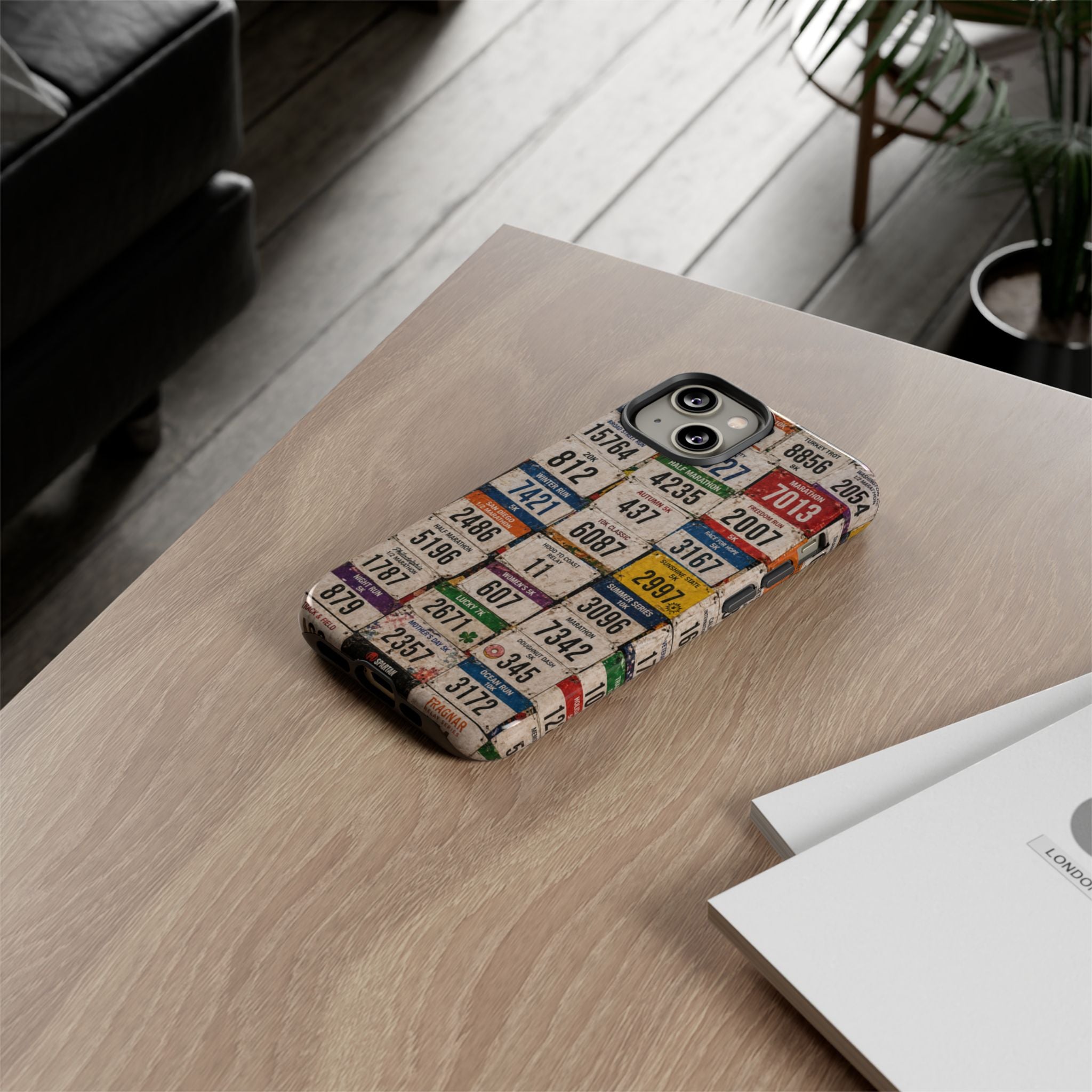 Runner Bib Phone Case - Rustic