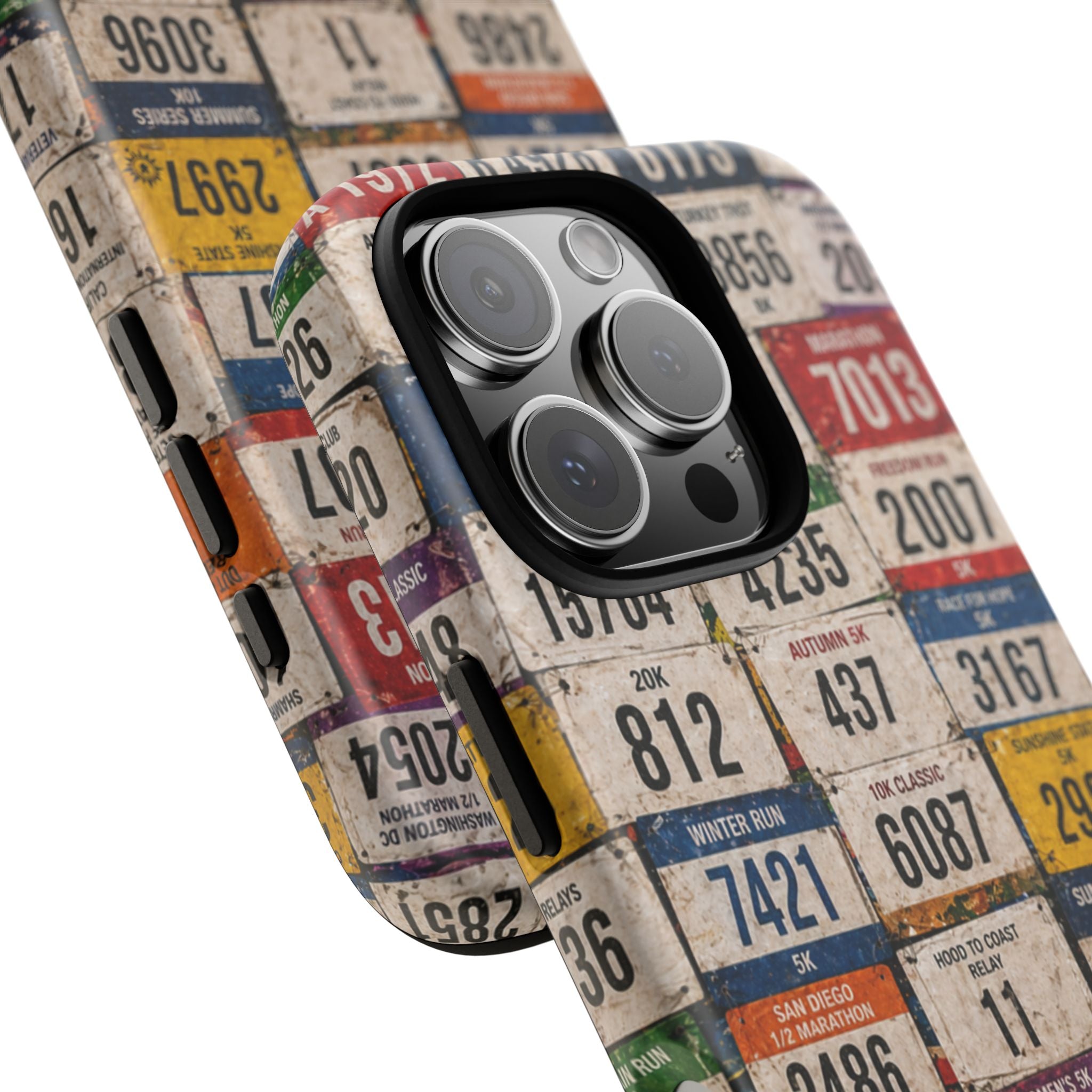 Runner Bib Phone Case - Rustic