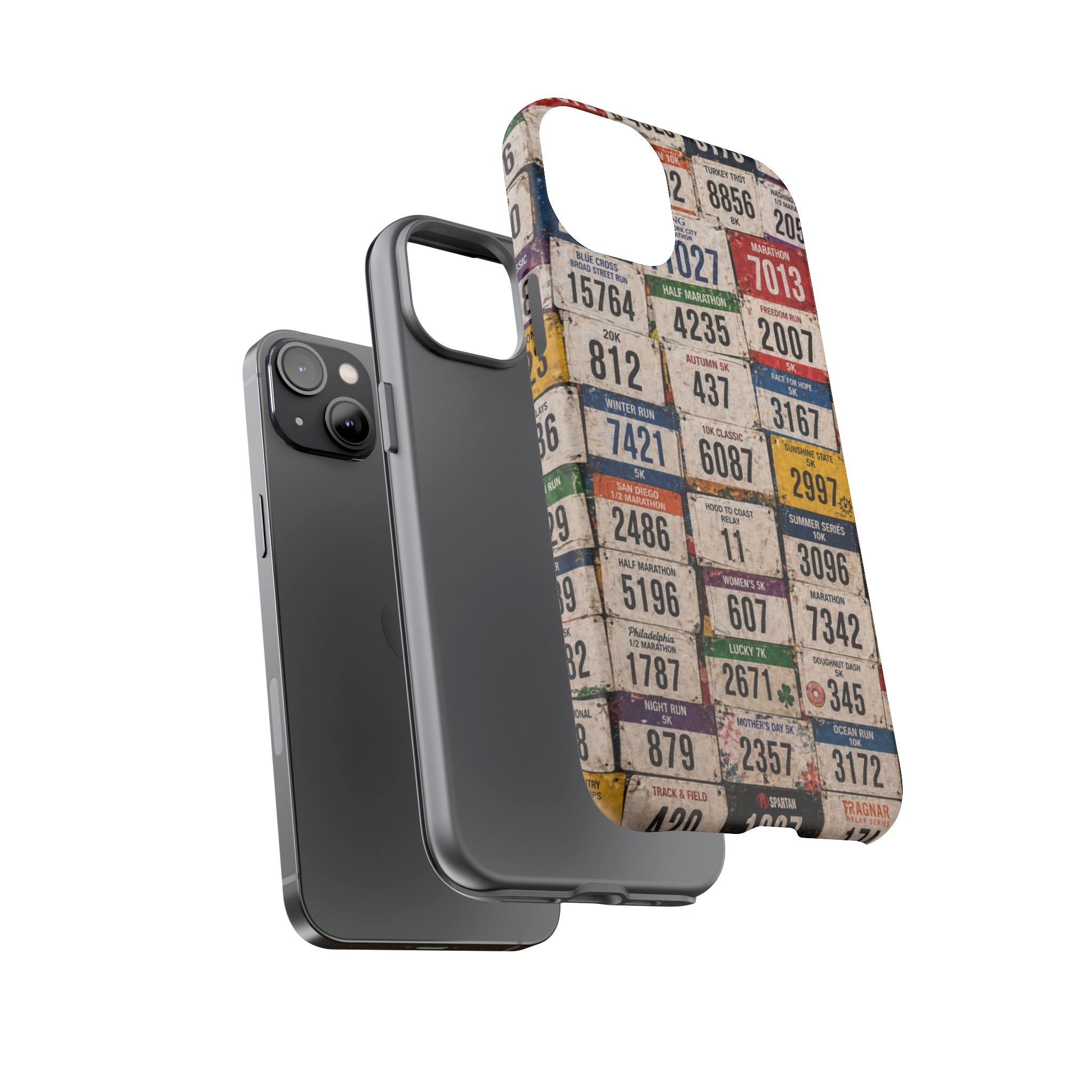 Runner Bib Phone Case - Rustic