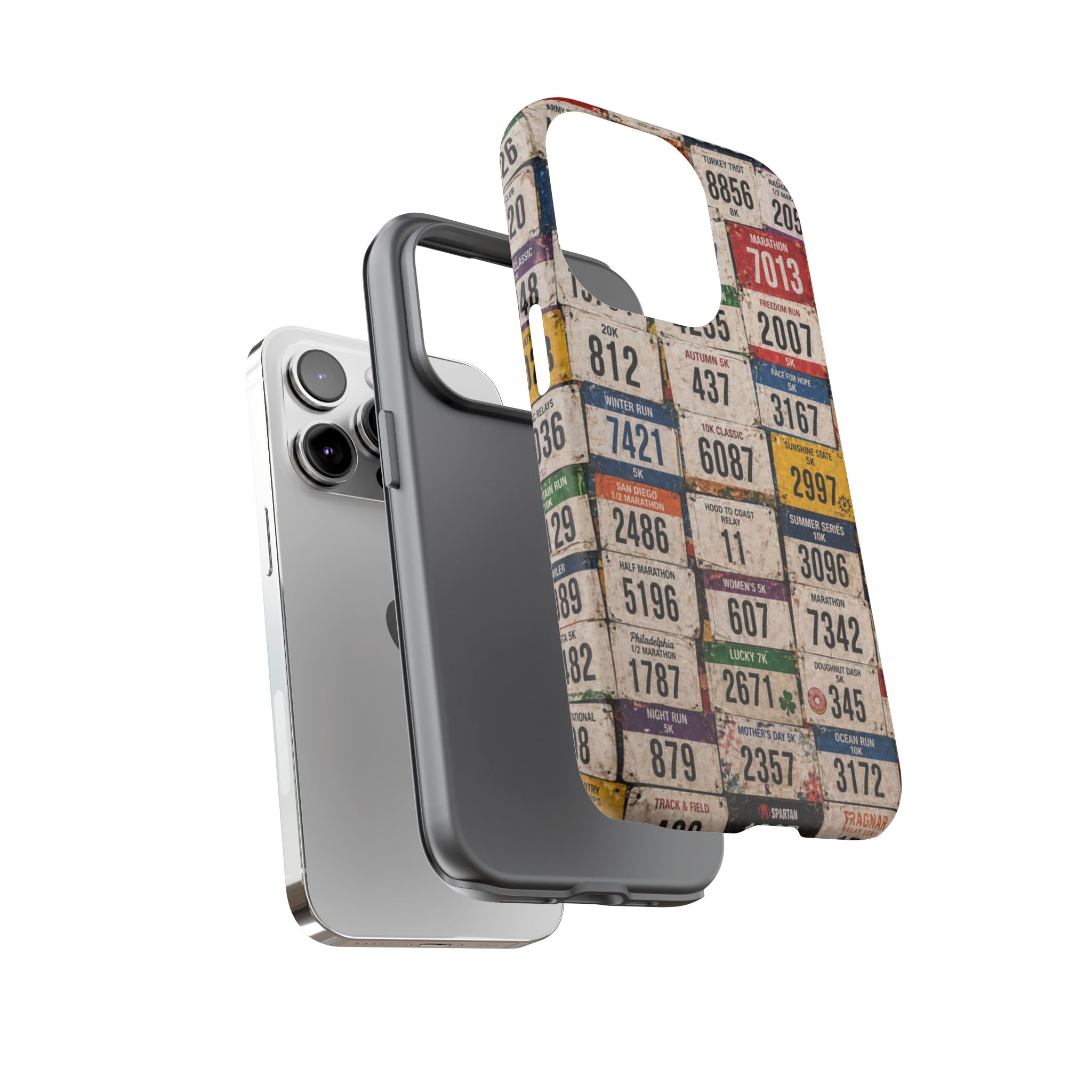 Runner Bib Phone Case - Rustic