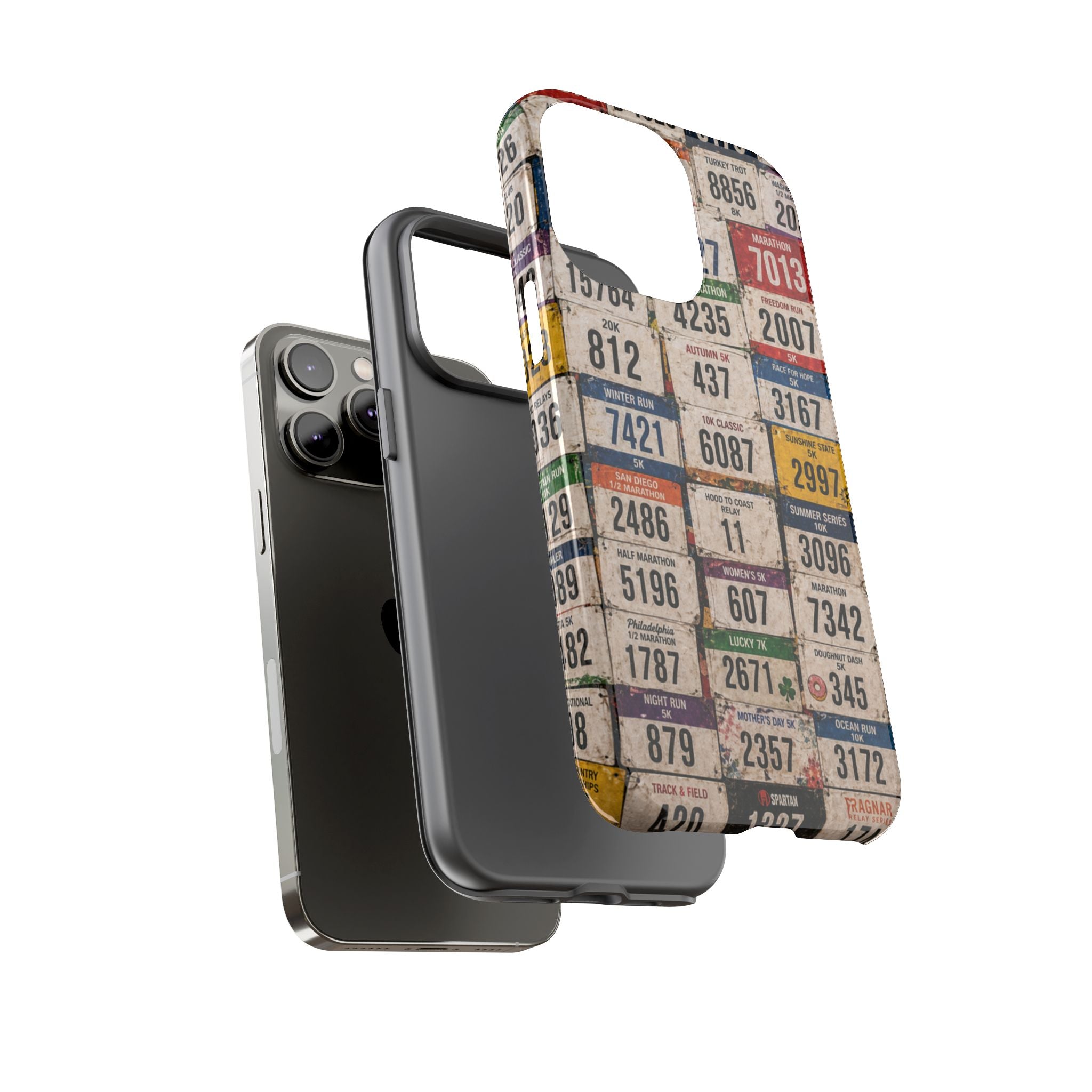 Runner Bib Phone Case - Rustic