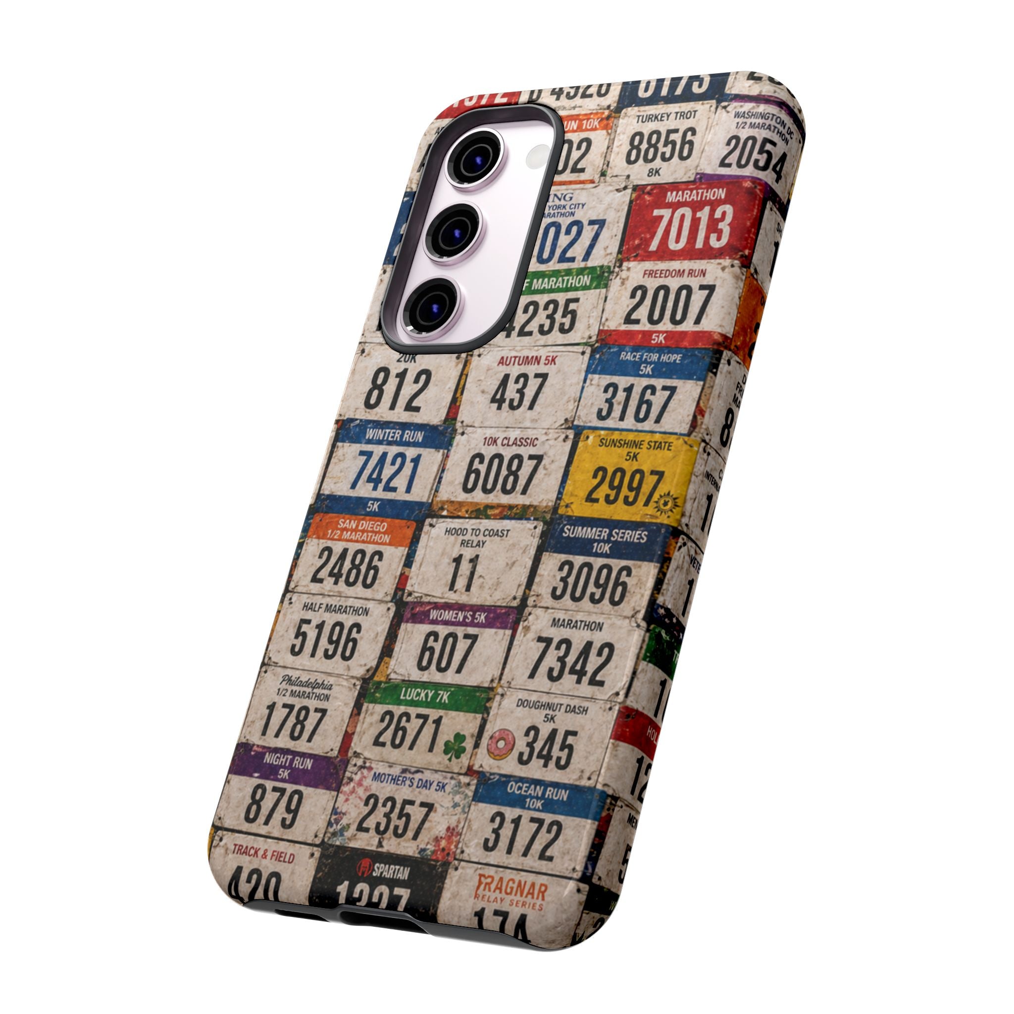 Runner Bib Phone Case - Rustic