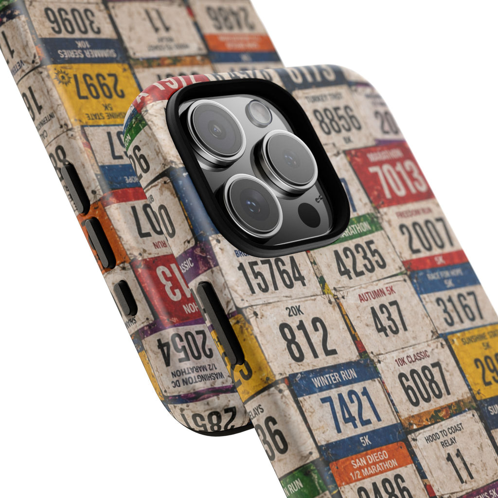 Runner Bib Phone Case - Rustic