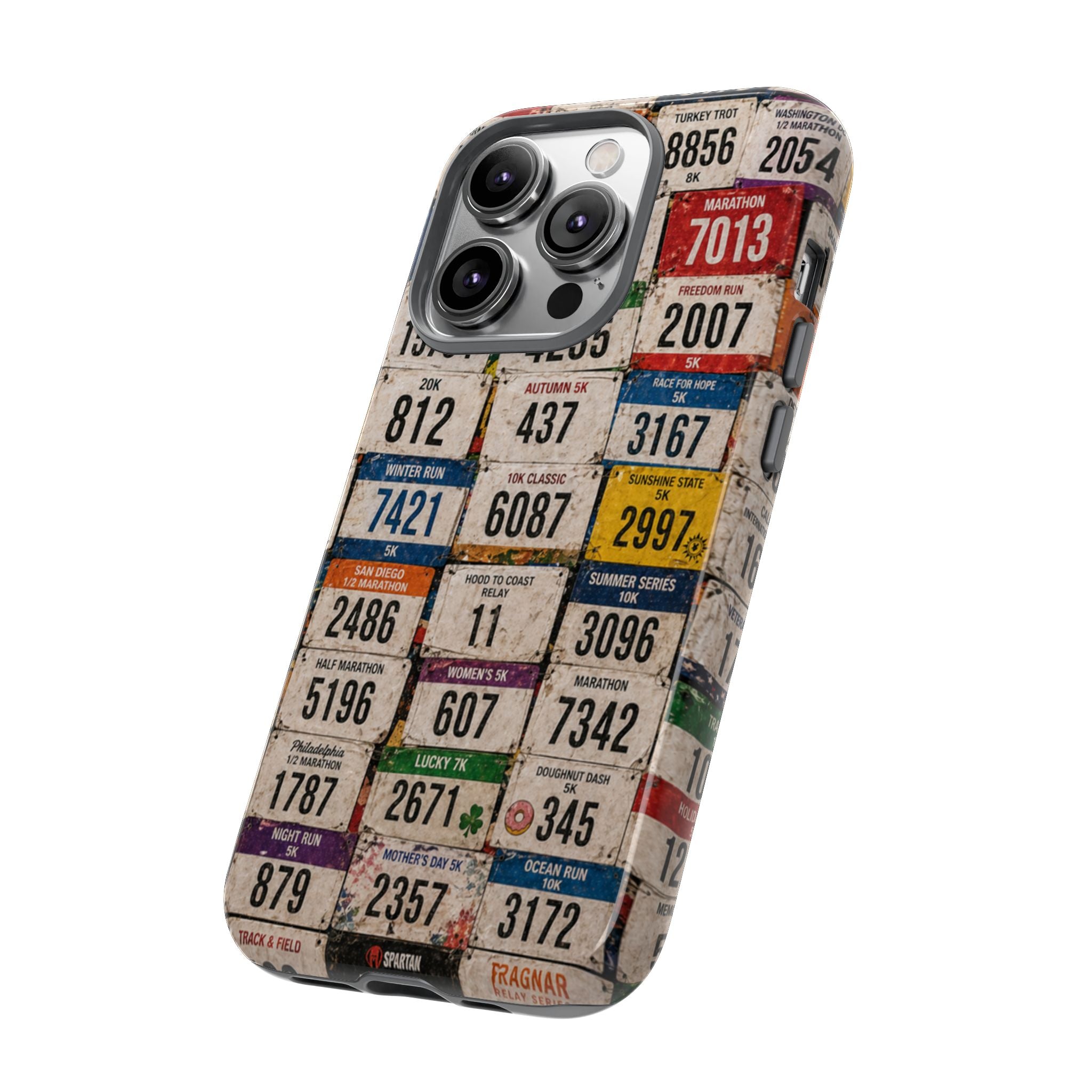 Runner Bib Phone Case - Rustic