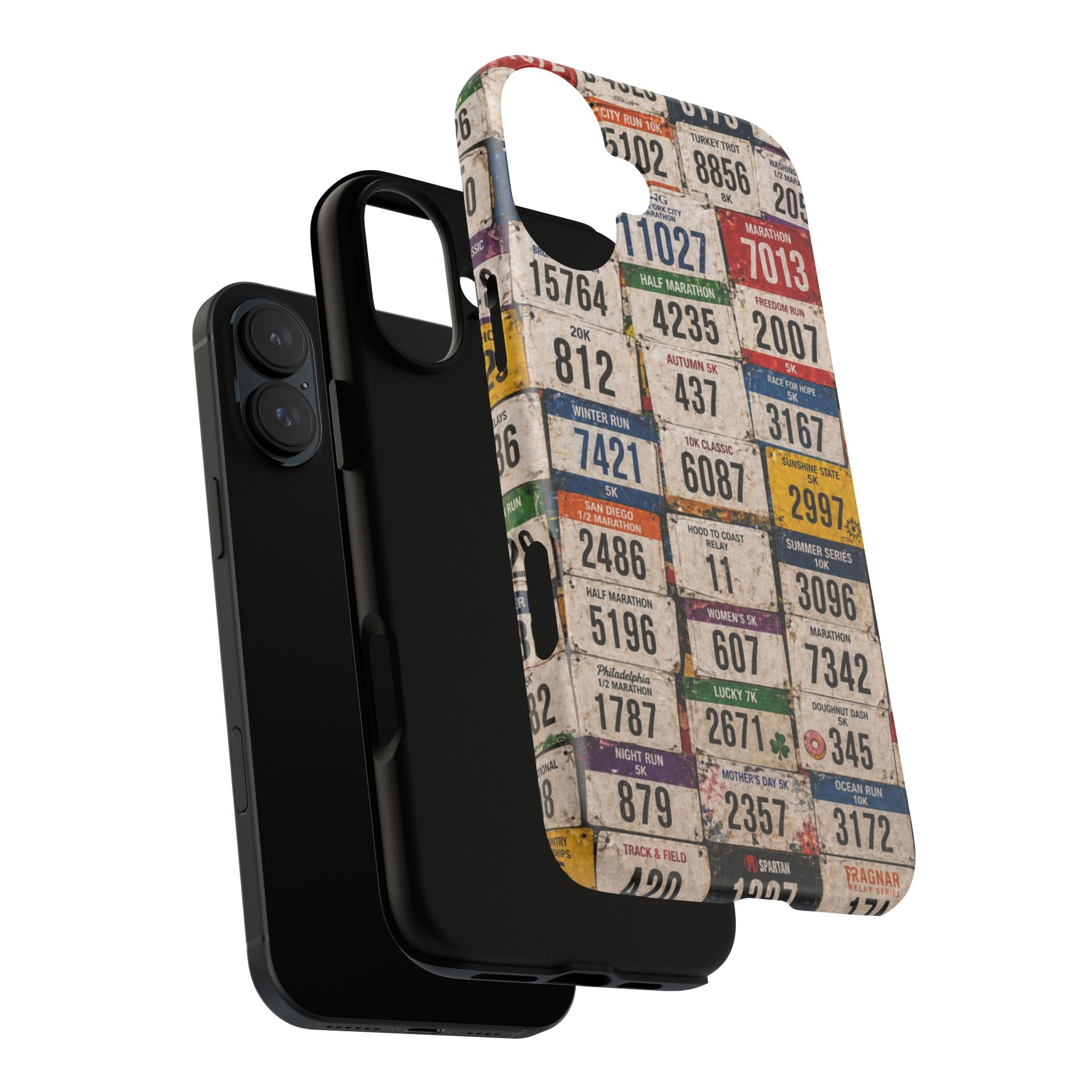 Runner Bib Phone Case - Rustic