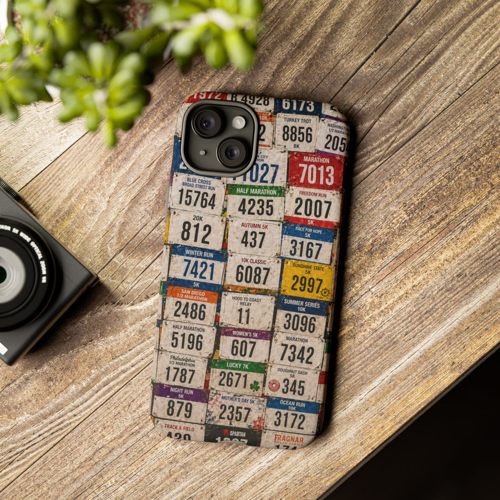 Runner Bib Phone Case - Rustic