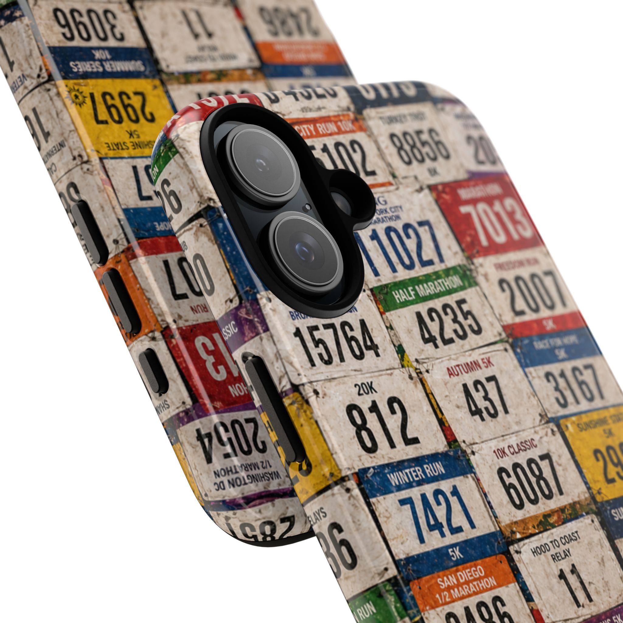 Runner Bib Phone Case - Rustic