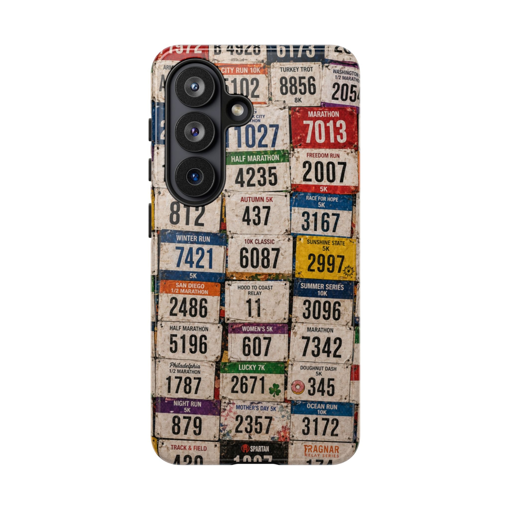Runner Bib Phone Case - Rustic