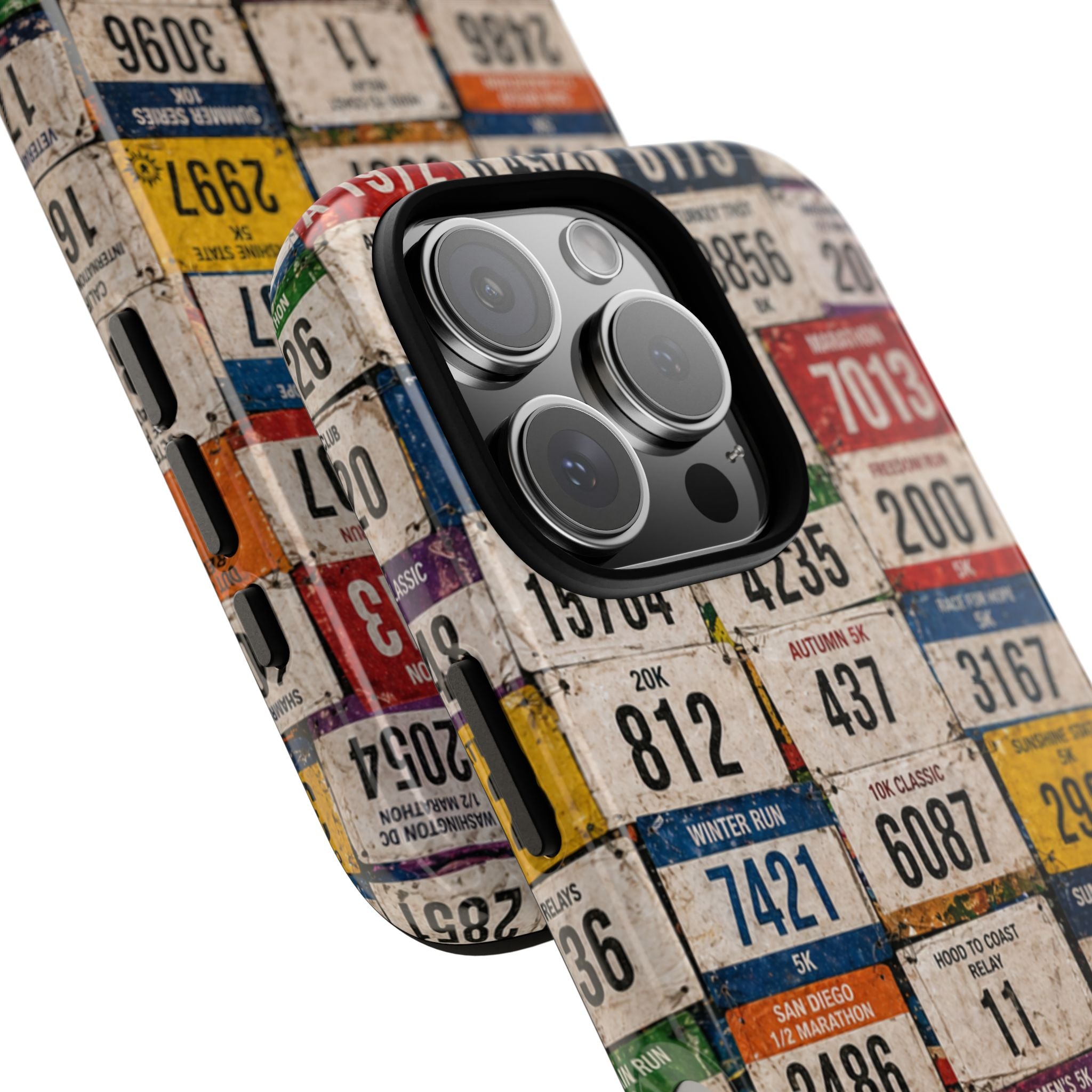 Runner Bib Phone Case - Rustic