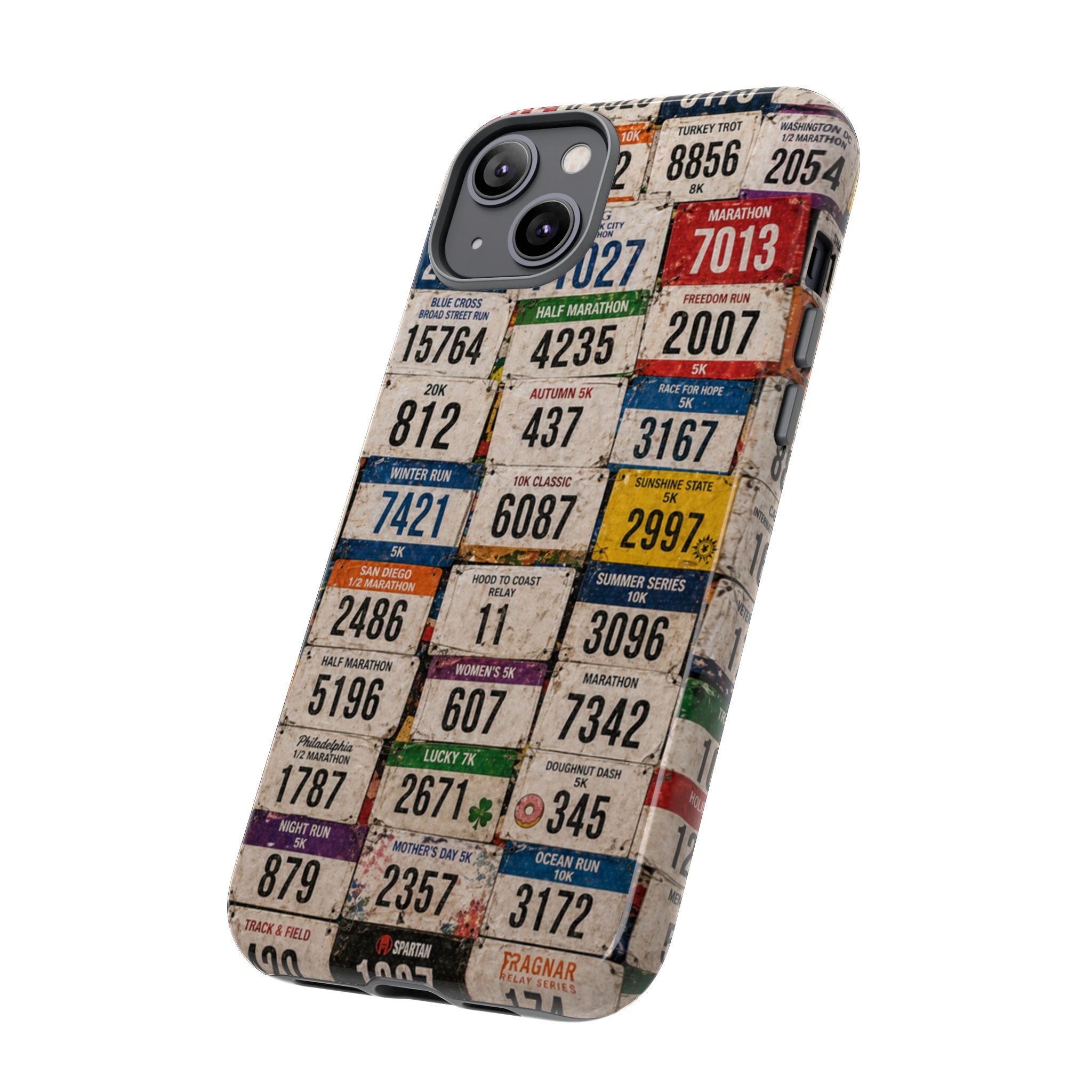 Runner Bib Phone Case - Rustic