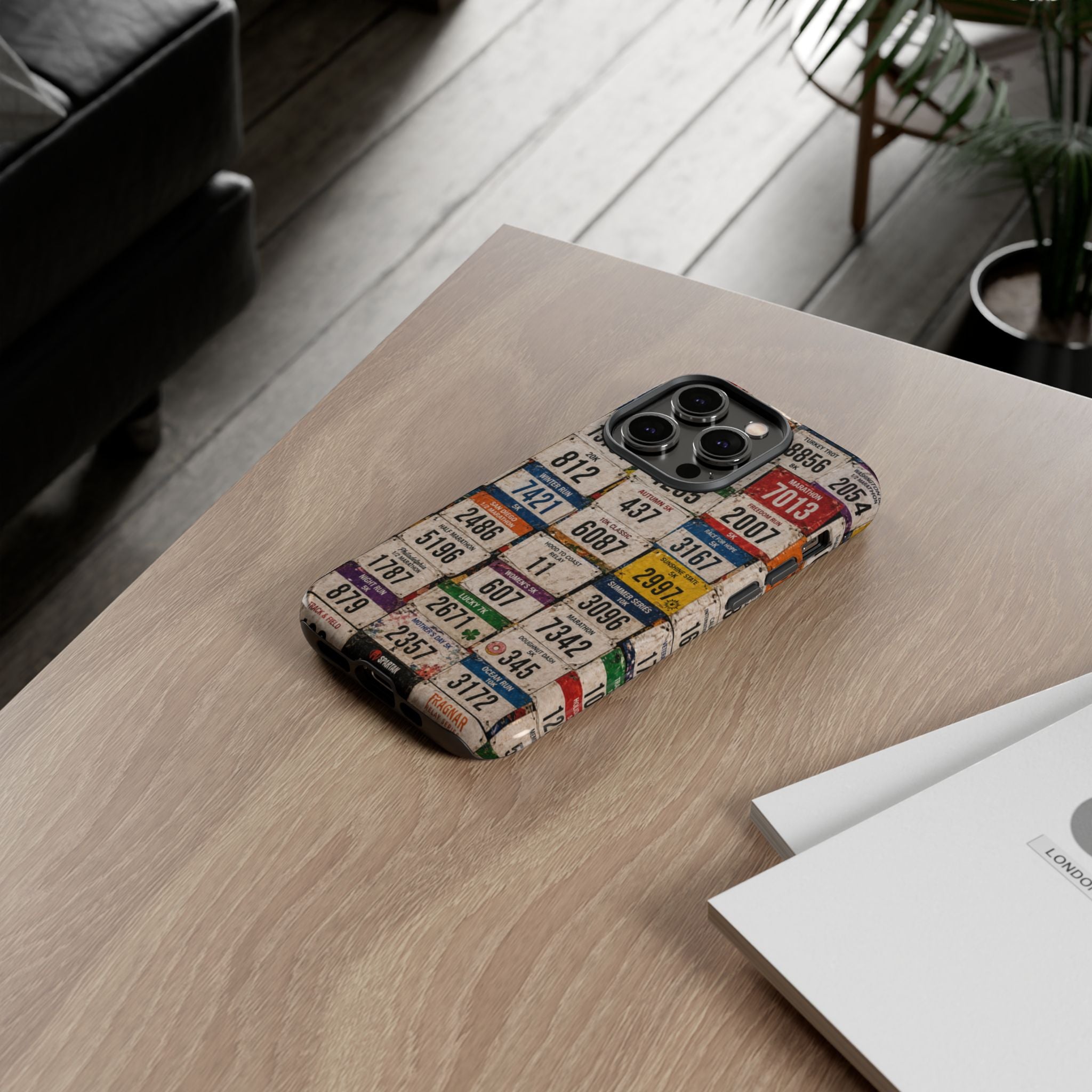 Runner Bib Phone Case - Rustic