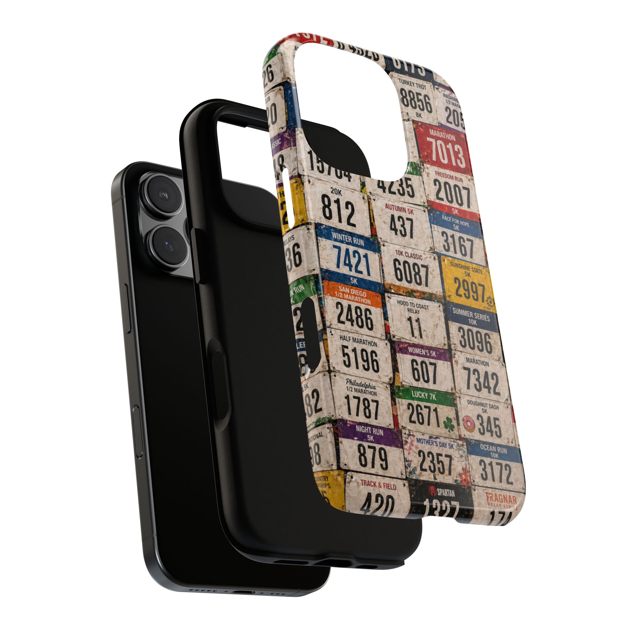 Runner Bib Phone Case - Rustic